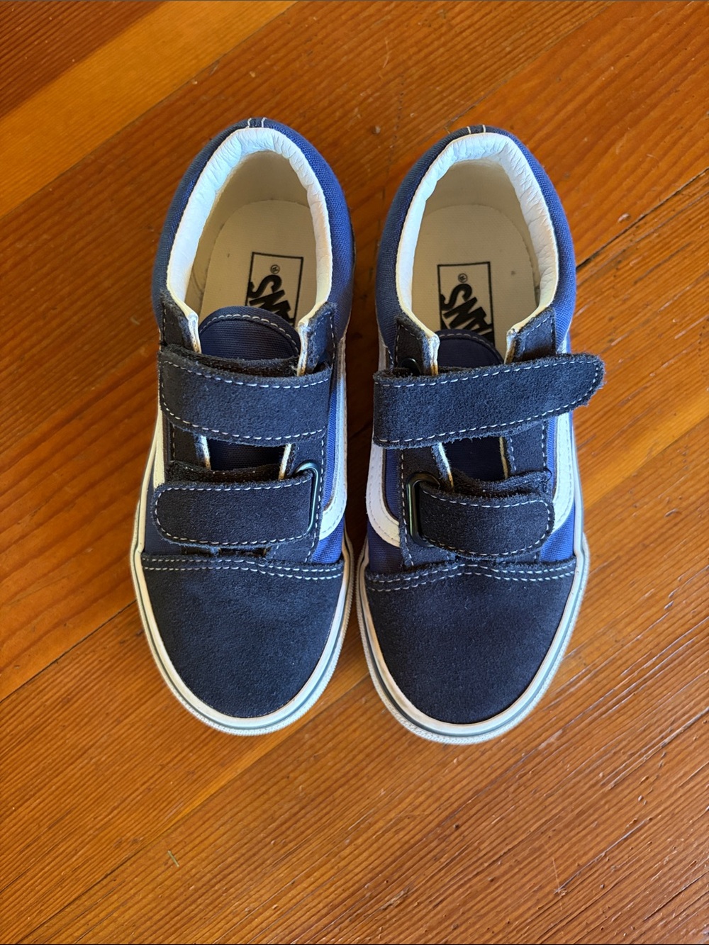 Vans Old Skool blue Velcro sneakers